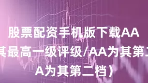股票配资手机版下载AAA为其最高一级评级/AA为其第二档）